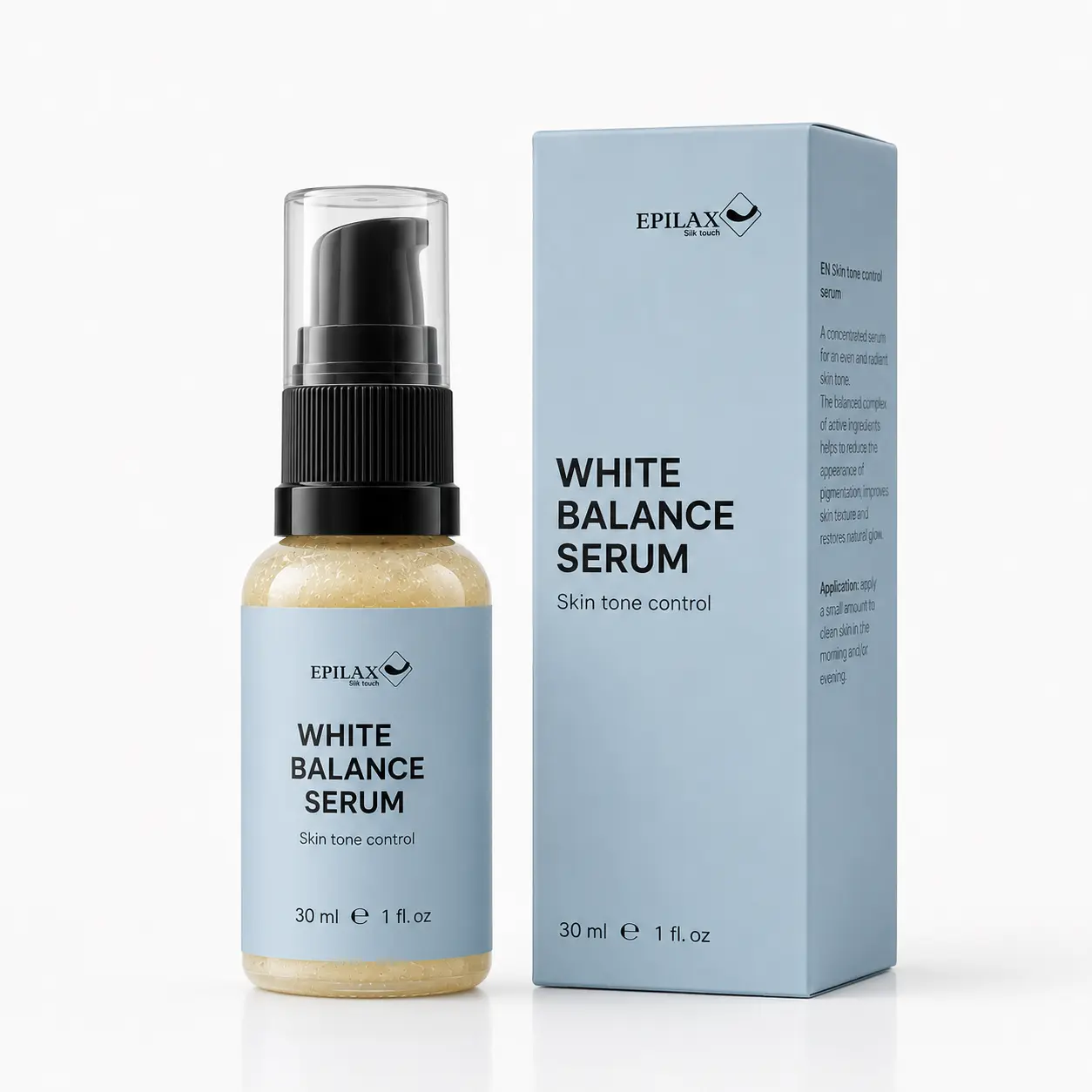 Serum zur Kontrolle des Hauttons Epilax Silk Touch 30 ml